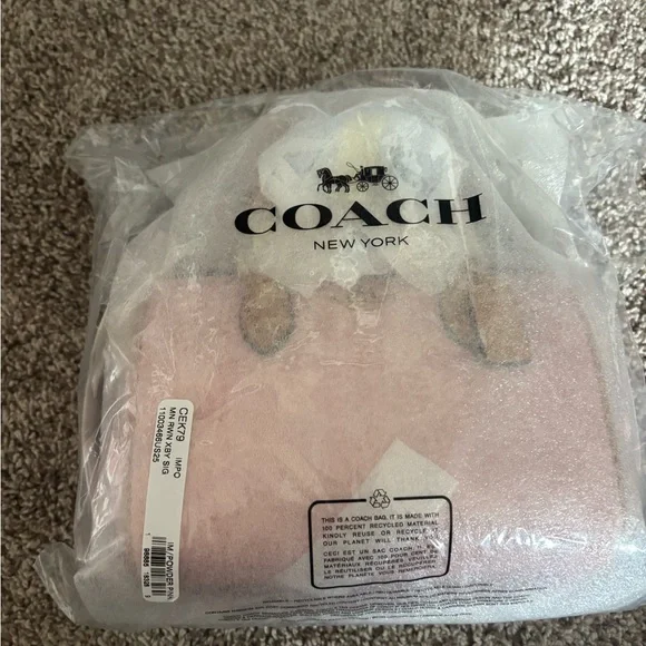NWT Coach Powder Pink Mini Rowan - Picture 4 of 5